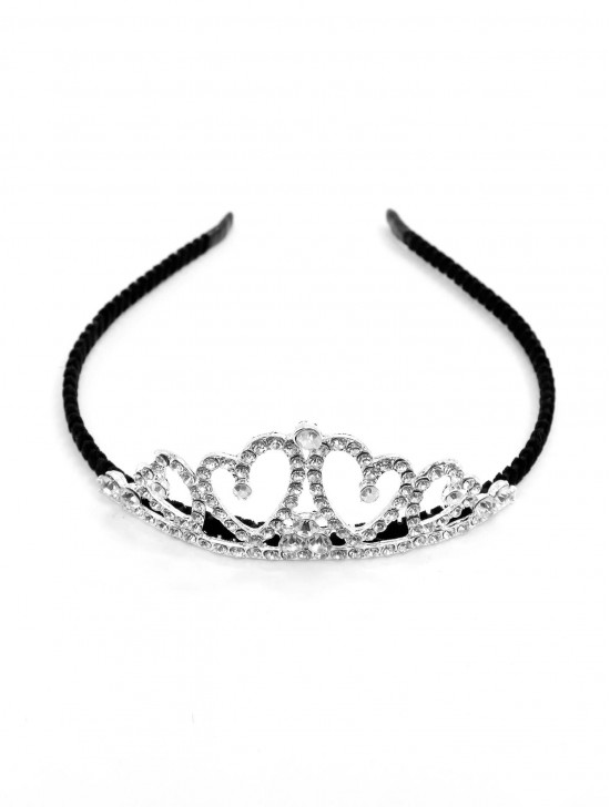 Rhinestone Tiara Hair Band 